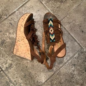 Ariat Beaded Wedges